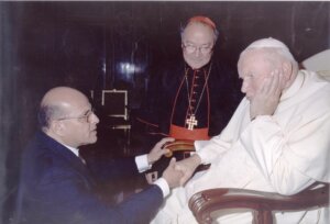 Cuarto encuentro con el Papa San Juan Pablo II. Foto cortesía del autor.