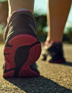 Woman running