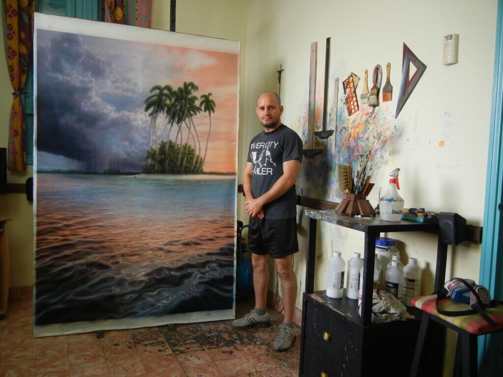 Foto del archivo personal del artista.